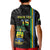 Custom Gabon Football Kid Polo Shirt Go Les Pantheres - Black Ver