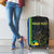Custom Gabon Football Luggage Cover Go Les Pantheres - Black Ver