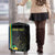 Custom Gabon Football Luggage Cover Go Les Pantheres - Black Ver
