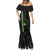 Custom Gabon Football Mermaid Dress Go Les Pantheres - Black Ver