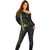 Custom Gabon Football Off Shoulder Sweater Go Les Pantheres - Black Ver