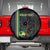 Custom Gabon Football Spare Tire Cover Go Les Pantheres - Black Ver