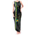 Custom Gabon Football Tank Maxi Dress Go Les Pantheres - Black Ver