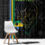 Custom Gabon Football Window Curtain Go Les Pantheres - Black Ver