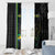 Custom Gabon Football Window Curtain Go Les Pantheres - Black Ver