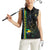 Custom Gabon Football Women Sleeveless Polo Shirt Go Les Pantheres - Black Ver