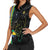 Custom Gabon Football Women Sleeveless Polo Shirt Go Les Pantheres - Black Ver