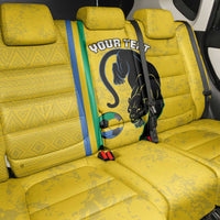 Custom Gabon Football Back Car Seat Cover Go Les Pantheres - Yellow Ver