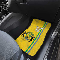 Custom Gabon Football Car Mats Go Les Pantheres - Yellow Ver