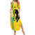 Custom Gabon Football Family Matching Summer Maxi Dress and Hawaiian Shirt Go Les Pantheres - Yellow Ver