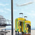 Custom Gabon Football Luggage Cover Go Les Pantheres - Yellow Ver