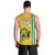 Custom Gabon Football Men Tank Top Go Les Pantheres - Yellow Ver