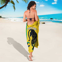 Custom Gabon Football Sarong Go Les Pantheres - Yellow Ver