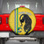 Custom Gabon Football Spare Tire Cover Go Les Pantheres - Yellow Ver