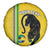 Custom Gabon Football Spare Tire Cover Go Les Pantheres - Yellow Ver
