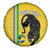 Custom Gabon Football Spare Tire Cover Go Les Pantheres - Yellow Ver