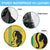 Custom Gabon Football Spare Tire Cover Go Les Pantheres - Yellow Ver