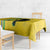 Custom Gabon Football Tablecloth Go Les Pantheres - Yellow Ver