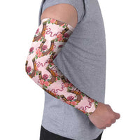 Kentucky Lucky Horseshoe Floral Arm Sleeves Vintage Western Pattern