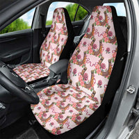 Kentucky Lucky Horseshoe Floral Car Seat Cover Vintage Western Pattern