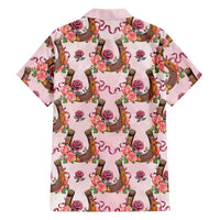 Kentucky Lucky Horseshoe Floral Hawaiian Shirt Vintage Western Pattern