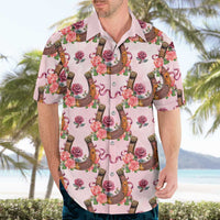 Kentucky Lucky Horseshoe Floral Hawaiian Shirt Vintage Western Pattern