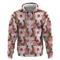 Kentucky Lucky Horseshoe Floral Hoodie Vintage Western Pattern