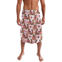 Kentucky Lucky Horseshoe Floral Lavalava Vintage Western Pattern