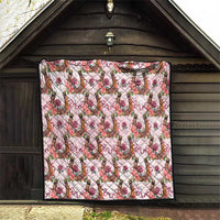 Kentucky Lucky Horseshoe Floral Quilt Vintage Western Pattern