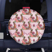 Kentucky Lucky Horseshoe Floral Spare Tire Cover Vintage Western Pattern