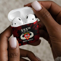 555th Parachute Infantry AirPods Case Triple Nickles Airborne Veteran Tribute