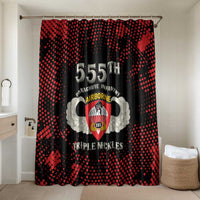 555th Parachute Infantry Bathroom Set Triple Nickles Airborne Veteran Tribute