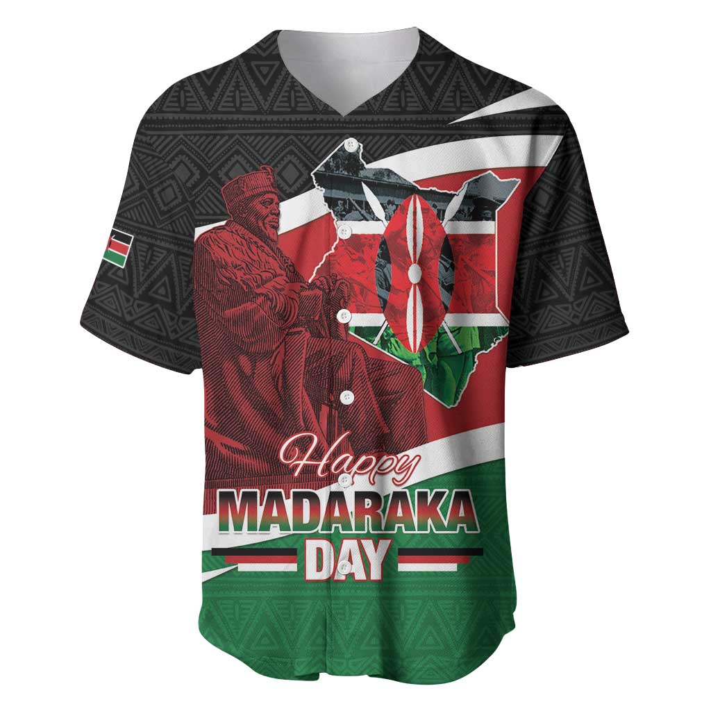 Happy Madaraka Day 2025 Baseball Jersey Kenya Harambee
