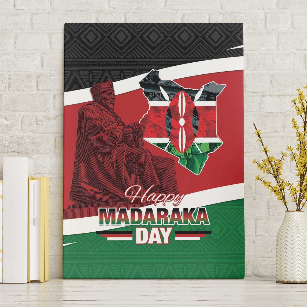 Happy Madaraka Day 2025 Canvas Wall Art Kenya Harambee