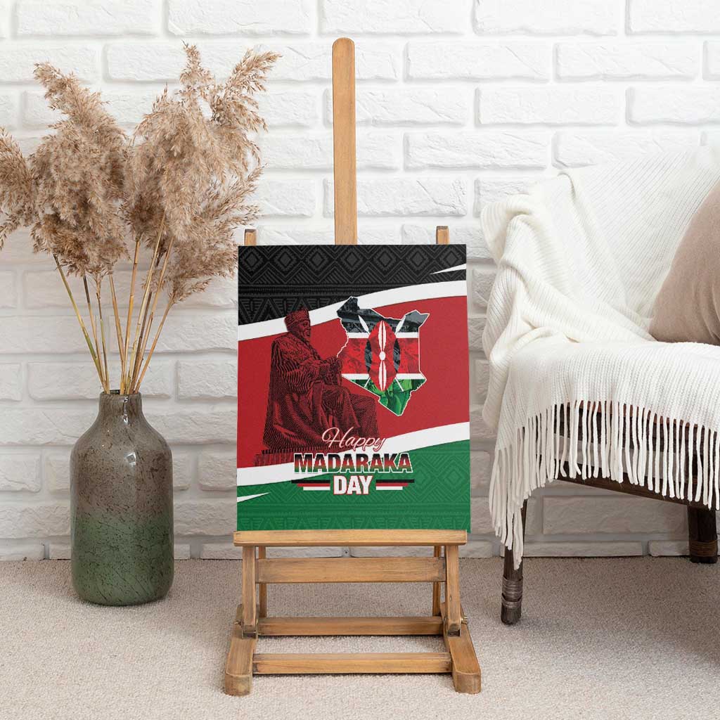 Happy Madaraka Day 2025 Canvas Wall Art Kenya Harambee