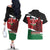 Happy Madaraka Day 2025 Couples Matching Off The Shoulder Long Sleeve Dress and Hawaiian Shirt Kenya Harambee