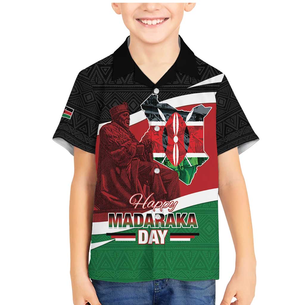 Happy Madaraka Day 2025 Family Matching Mermaid Dress and Hawaiian Shirt Kenya Harambee