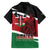 Happy Madaraka Day 2025 Family Matching Off Shoulder Maxi Dress and Hawaiian Shirt Kenya Harambee