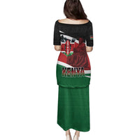 Happy Madaraka Day 2025 Family Matching Puletasi and Hawaiian Shirt Kenya Harambee