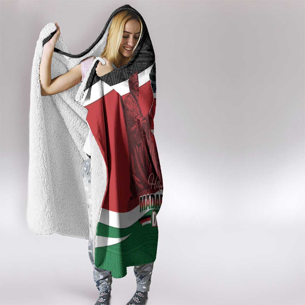 Happy Madaraka Day 2025 Hooded Blanket Kenya Harambee
