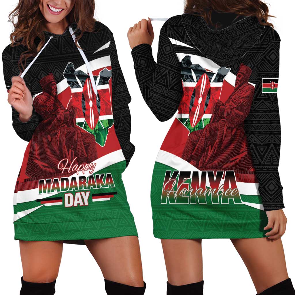 Happy Madaraka Day 2025 Hoodie Dress Kenya Harambee