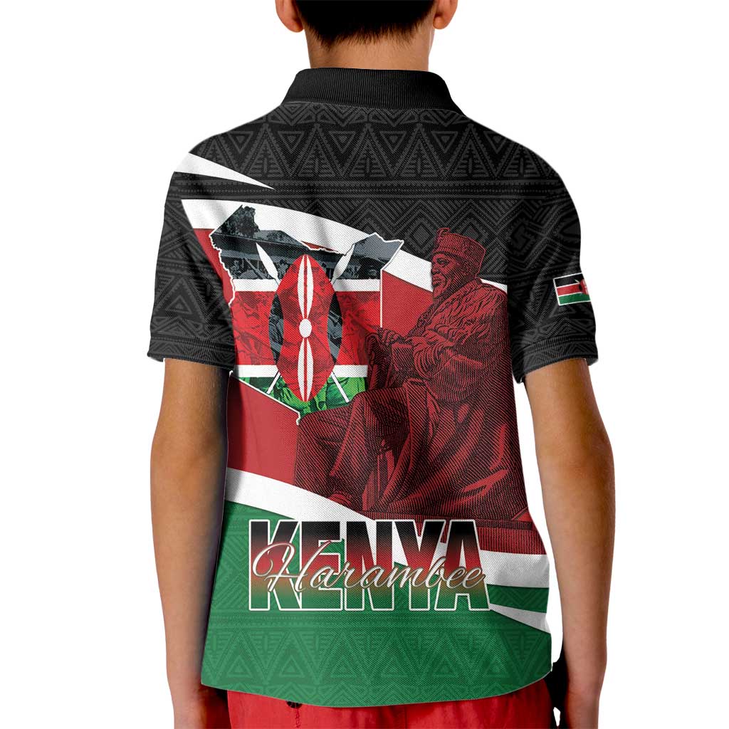 Happy Madaraka Day 2025 Kid Polo Shirt Kenya Harambee