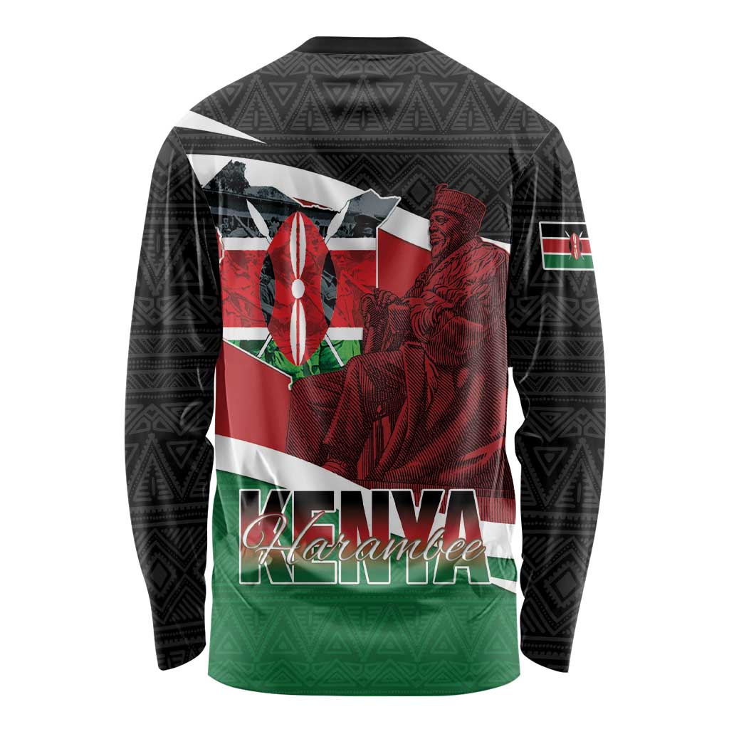 Happy Madaraka Day 2025 Long Sleeve Shirt Kenya Harambee