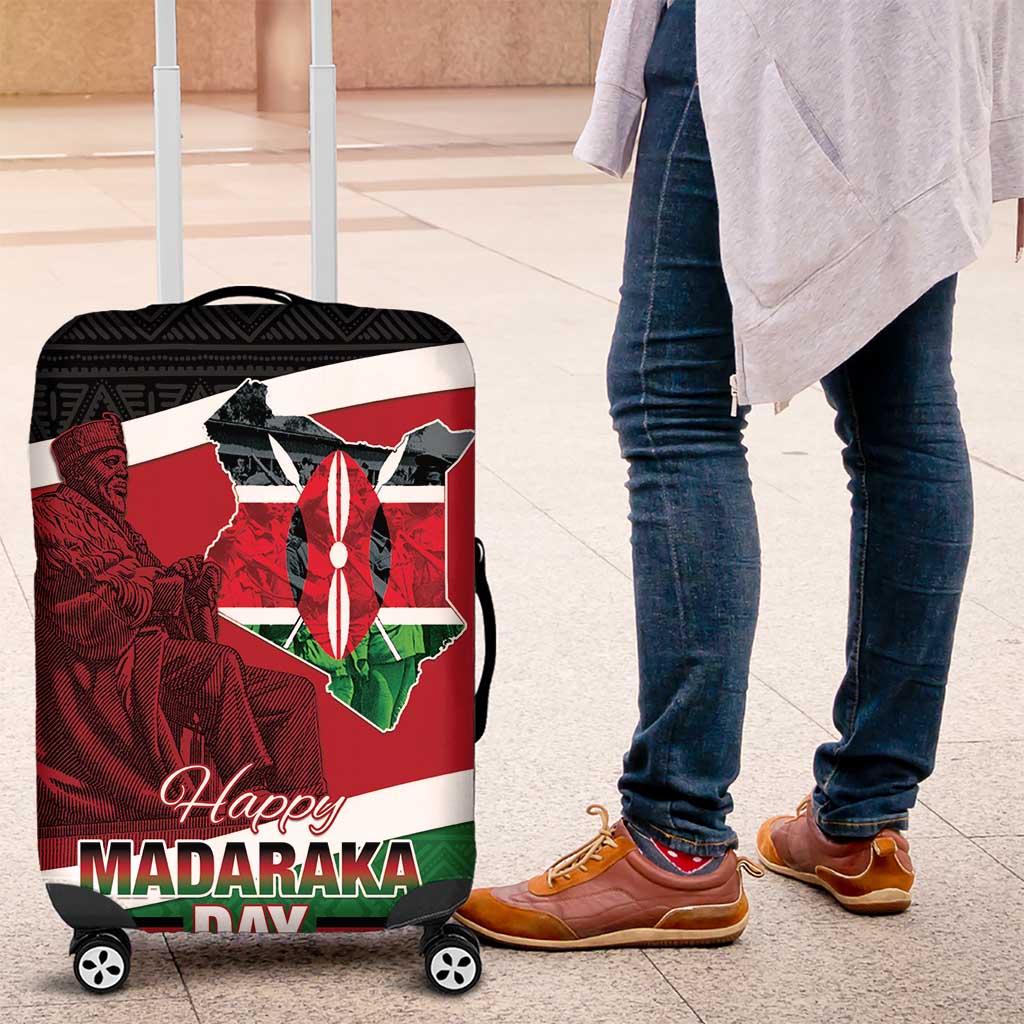 Happy Madaraka Day 2025 Luggage Cover Kenya Harambee