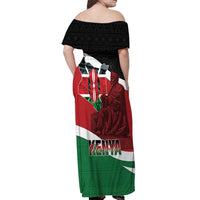 Happy Madaraka Day 2025 Off Shoulder Maxi Dress Kenya Harambee