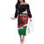Happy Madaraka Day 2025 Off The Shoulder Long Sleeve Dress Kenya Harambee