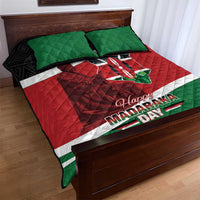 Happy Madaraka Day 2025 Quilt Bed Set Kenya Harambee