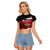 Happy Madaraka Day 2025 Raglan Cropped T Shirt Kenya Harambee