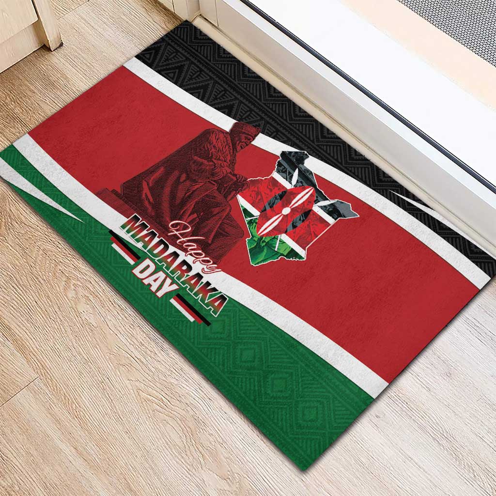 Happy Madaraka Day 2025 Rubber Doormat Kenya Harambee