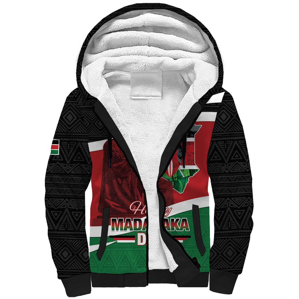 Happy Madaraka Day 2025 Sherpa Hoodie Kenya Harambee